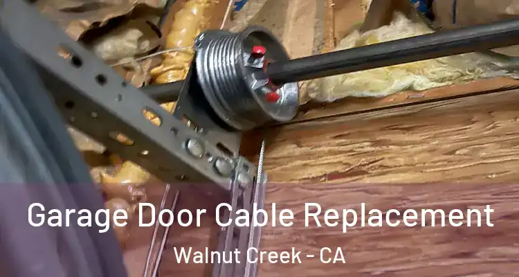  Garage Door Cable Replacement Walnut Creek - CA