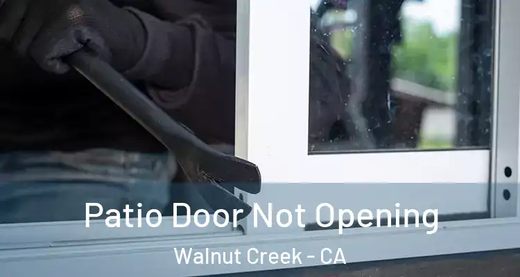  Patio Door Not Opening Walnut Creek - CA