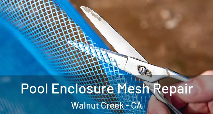  Pool Enclosure Mesh Repair Walnut Creek - CA