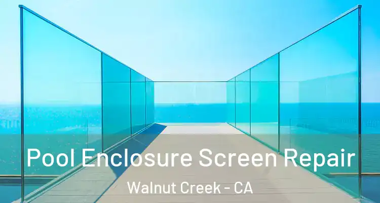  Pool Enclosure Screen Repair Walnut Creek - CA